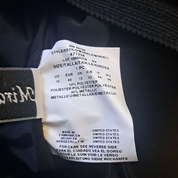 Miraclesuit Leopard Print With Metallic Detail Summer Top Size 10 Black/Gold NWT - Picture 5 of 14